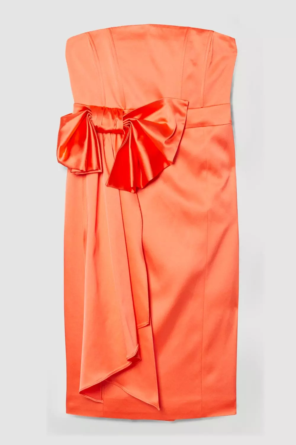 Karen millen coral bow sales dress